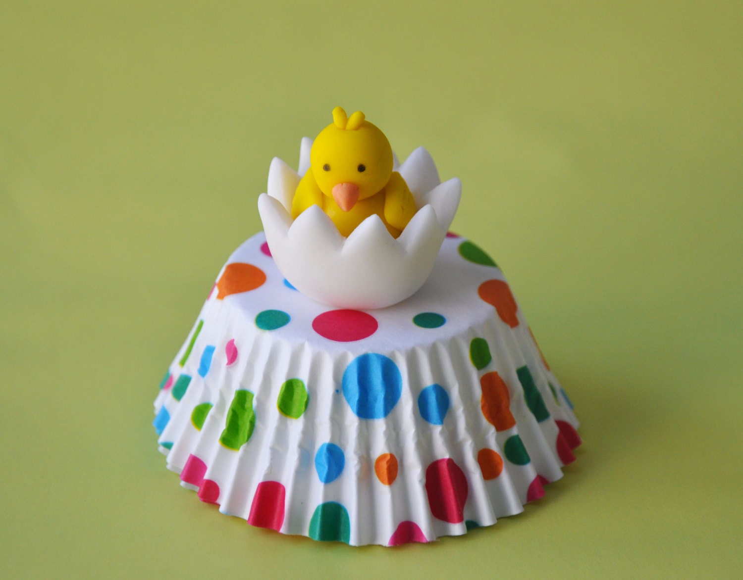 Easter Cupcake Topper made of Fondant - Chick Il_170x135