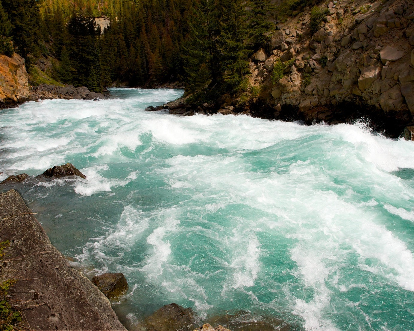 Turquoise White Water - Beautiful BC - Fine Art Photograph