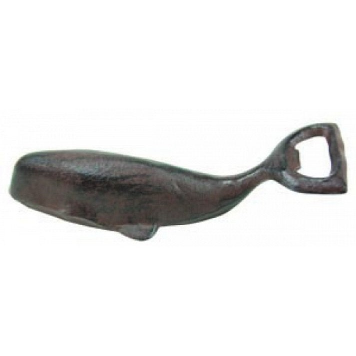 Iron Rustic Whale Bottle Opener 7" (M-889) / Nautical Home Decor / Beach House Decoration / Coastal Living - JewelryandModels