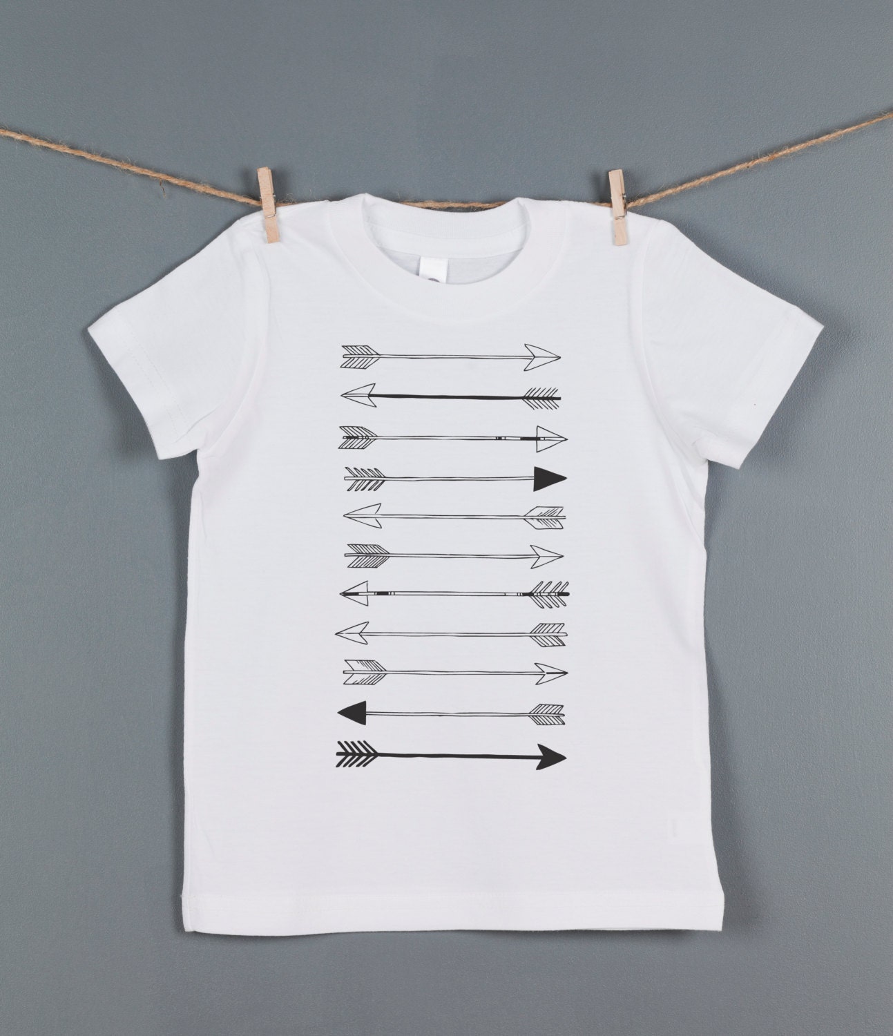 Arrow T Shirt, Kids Arrow Tee, Children's Unisex Arrow T-shirts , American Apparel Children Shirt Sizes 2T 4T 6T 8 10 12