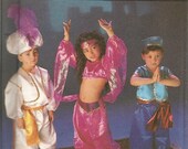 Simplicity 8645 - Genie Belly Dancer Children's Halloween Costume Pattern - Uncut - Sizes 3 to 8