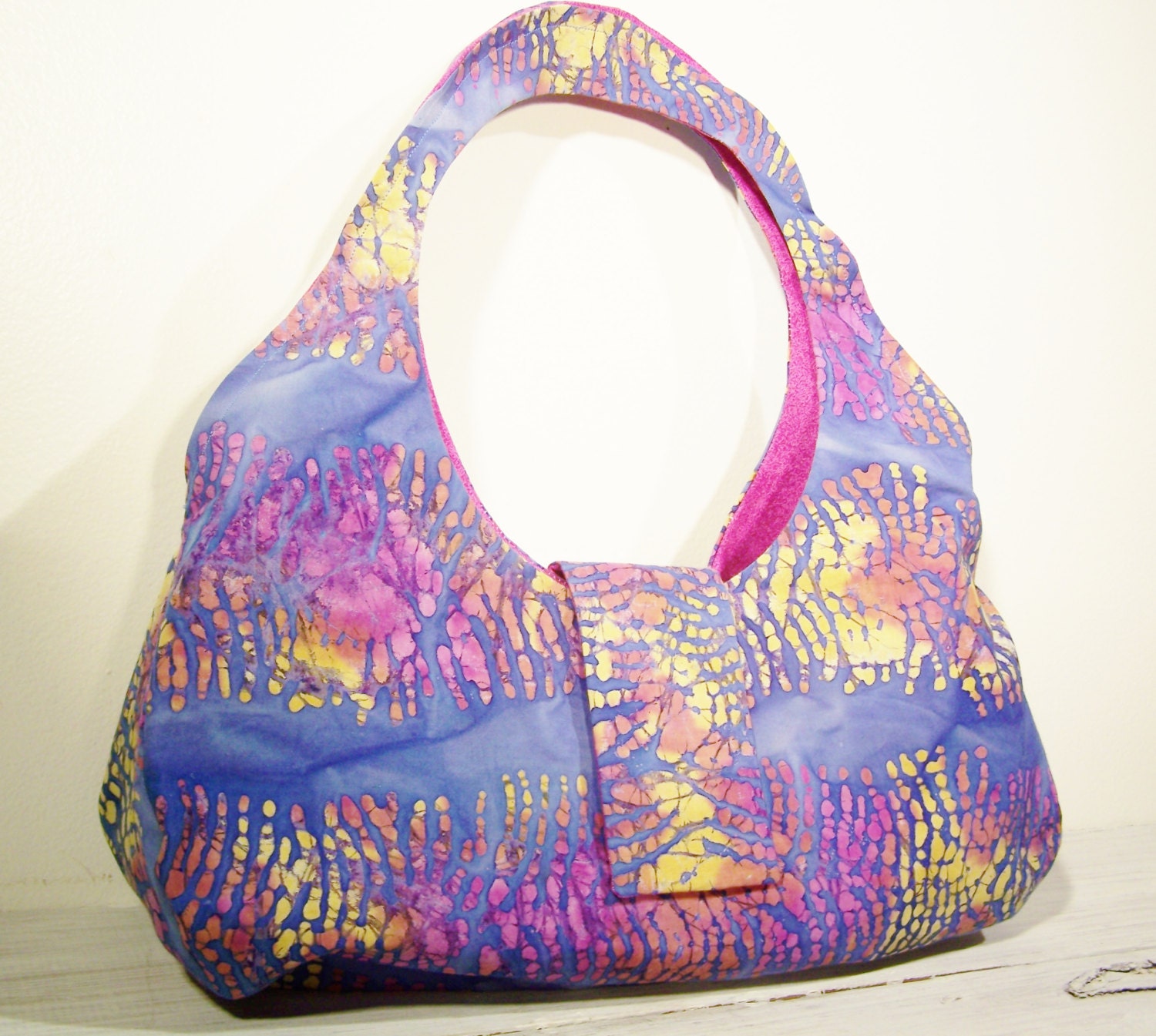 OOAK Blue/Purple Tie Dye Handbag