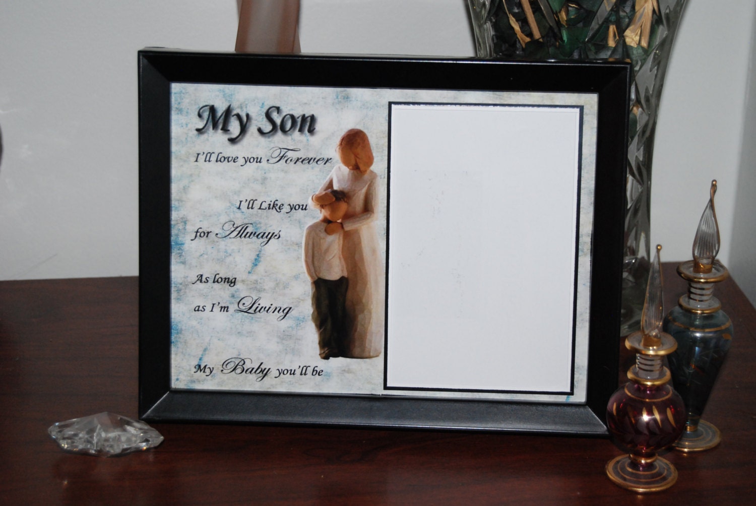 8x6 My Son Picture Frame by SapphireCustomPhotos on Etsy
