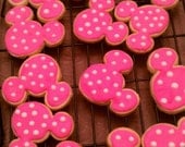 Personalized Minnie Mouse Cookie - 1 Dozen