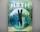 Star Wars Inspired "Destination: Hoth" SIgned 11X14 Star Wars Empire Strikes Back Poster Luke Skywalker  Herofied