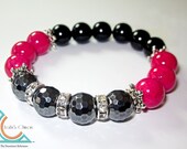 Fossil/Onyx Healing Bracelet