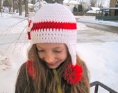 Valentine Pom Pom Hat