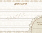 Rustic Lace Doily Recipe Card - Printable Il_170x135