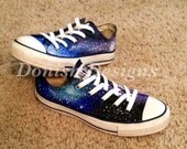 Custom Painted Galaxy Converse Shoes