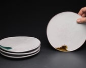 Handmade 7 1/2 Inch Ceramic Plate