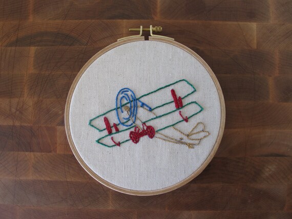 Vintage embroidery nwcvq airplane  printed by embroiderydreams Vintage embroidery nwcvq airplane  printed by embroiderydreams