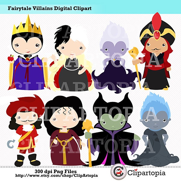 Fairytale Villains For Personal and Commercial Use / INSTANT DOWNLOAD Il_170x135
