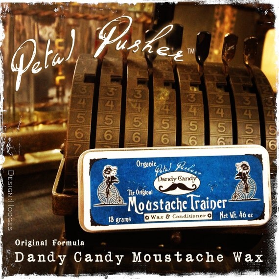 Dandy Candy Moustache Wax Mustache Wax, Organic Beeswax