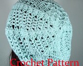 Crochet Pattern for Segmented Starburst Beret, Tam, PDF File Instant Download
