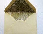 Gold Hand-Lined Envelopes