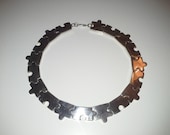 UNISEX //UNIQUE //handmade /signed by artist /  steampunk //puzzle chain
