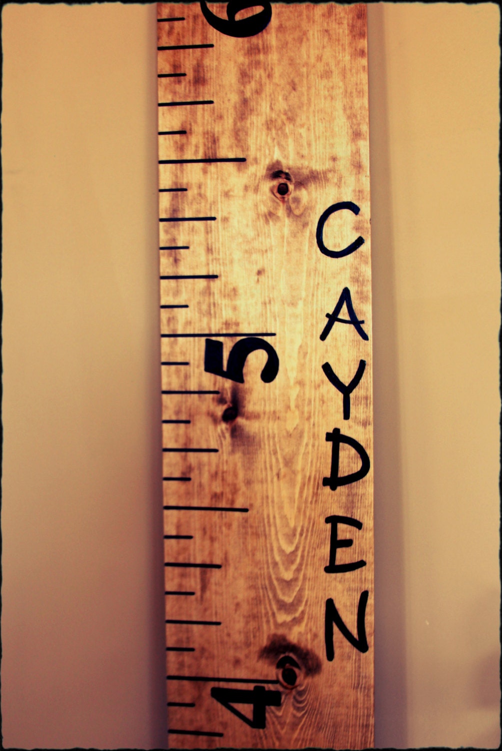 Add-on Item: Customized Name on your Giant Ruler Growth Chart