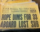 SALE Saturday June 21, 1941 Los Angeles Examiner WWII Newspaper