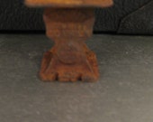 Reserve all for  rbertges Antique CAST IRON Finial Finding Rustic Candle Holder Industrial  Decor architectural SALVAGE Fence Topper Prison