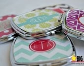 Personalized Compact Mirror-Set of 6-Bridesmaids Gifts