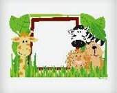JUNGLE ANIMALS with Personalized Photo Edible Image Cake Topper Il_170x135