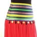 Bohemian ethnic long Maxi RED Skirt, GOTTEX, Vintage Summer Skirt S-L, folk art skirt