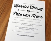 Modern Minimalist Invitation - Customize it