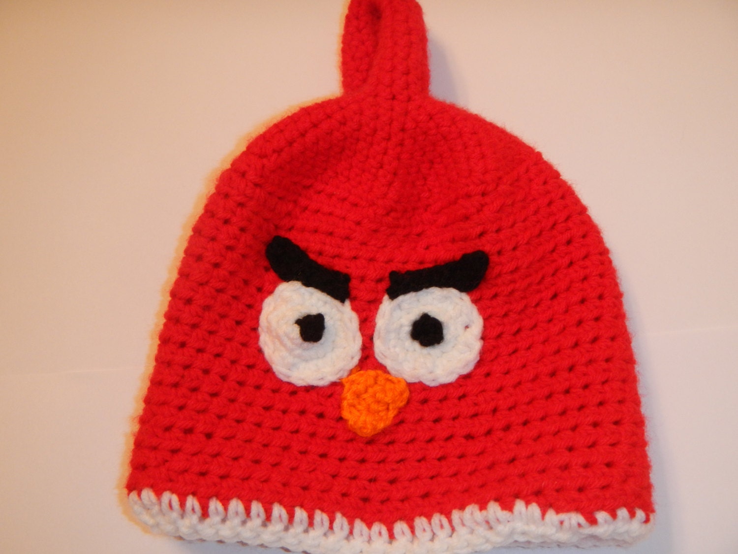 Crochet Angry Red Bird MADE TO ORDER