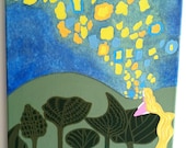 Interpretation of Rapunzel's Painting in Tangled- Made to Order