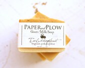 Earl Greypfruit: Pink Grapefruit and Bergamot All Natural Handmade Goat Milk Soap