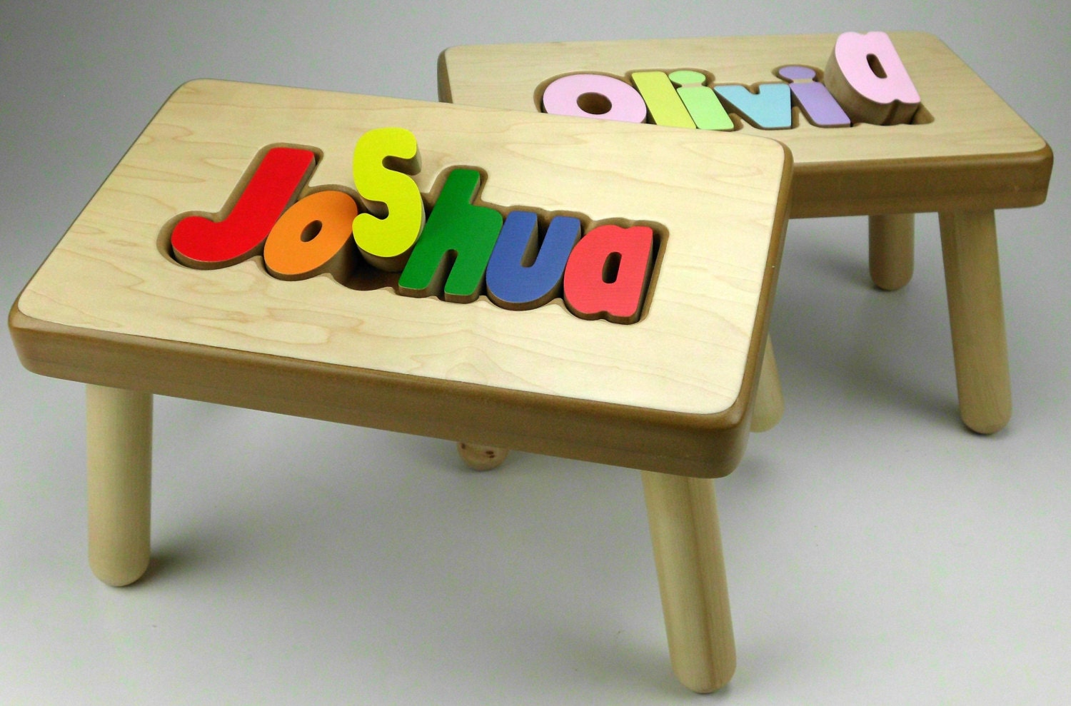 Personalized Puzzle Stool