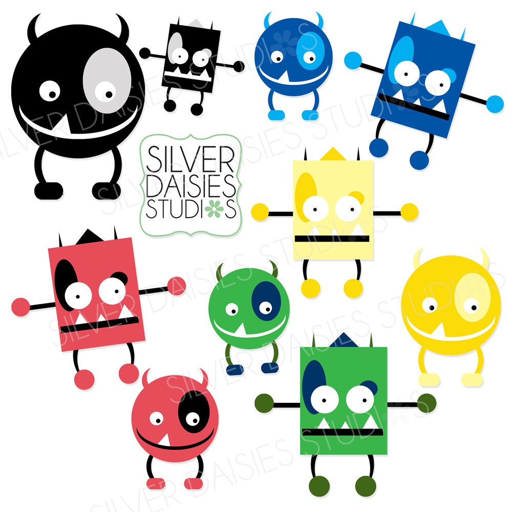 monster clipart etsy - photo #43