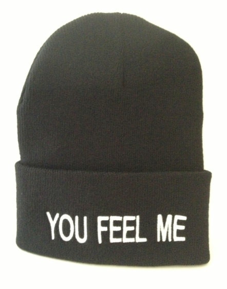 you feel me winter beanie