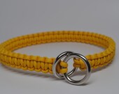 MADE TO ORDER - Size Large - 550 Paracord Custom Single Cobra Slip / Choke Dog Collar - More Colors / Sizes Available