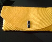 Yellow Lined Clutch