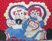DISCONTINUED Raggedy Ann and Andy Daisy Kingdom  Fabric Bundle 1744 and coordinating prints.