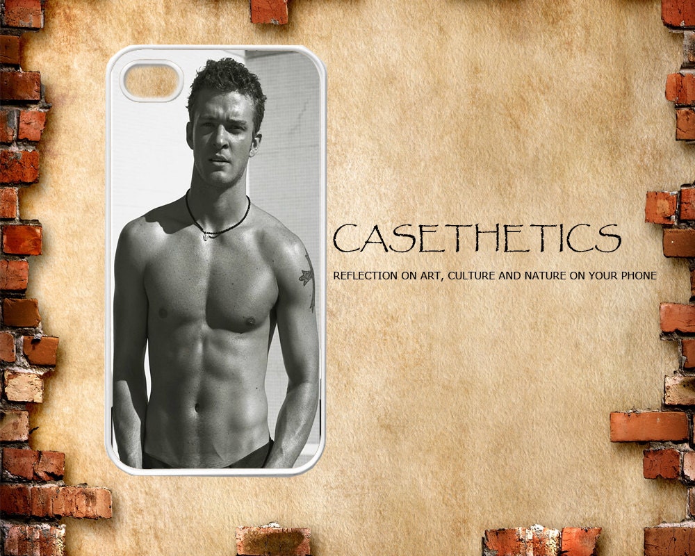 Apple iPhone 4 4G 4S / iPhone 5 5G / iPod Touch 5 Case Cover Skin  Sexy Justin Timberlake Black And White Design Mobile Phone Accessory