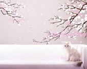 Cherry blossoms Wall Decal Wall Sticker tree decals-DK006 - DreamKidsDecal