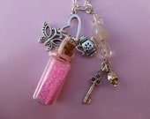 Fantasy Fairytale Charm Necklace with Fairy Dust