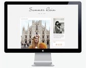 Summer Rain - Blogger OR Self Hosted Wordpress theme