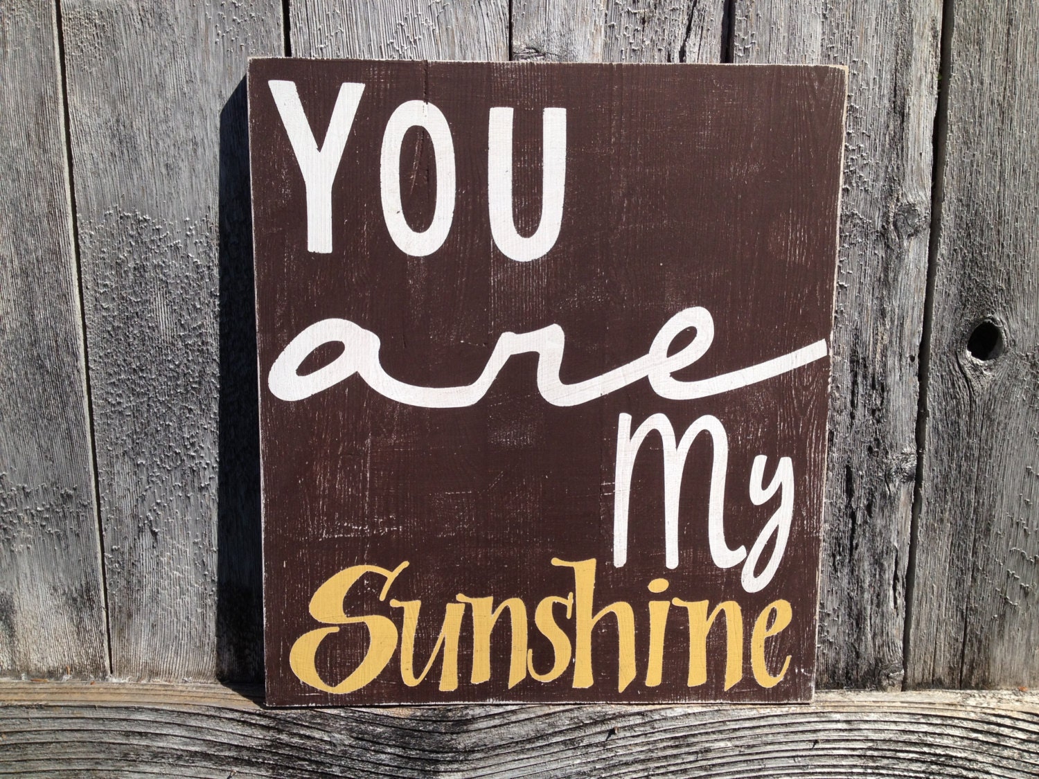 You Are My Sunshine Nursery Sign YOU PICK COLORS