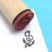Anchor Rubber Stamp - Pirate - Nautical - Tattoo 