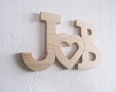 Wooden Signs, Initials, Wedding Gift, Handmade Wood Sign, Bar Decoration, Restaurant Decor, Anniversary,Valentine's