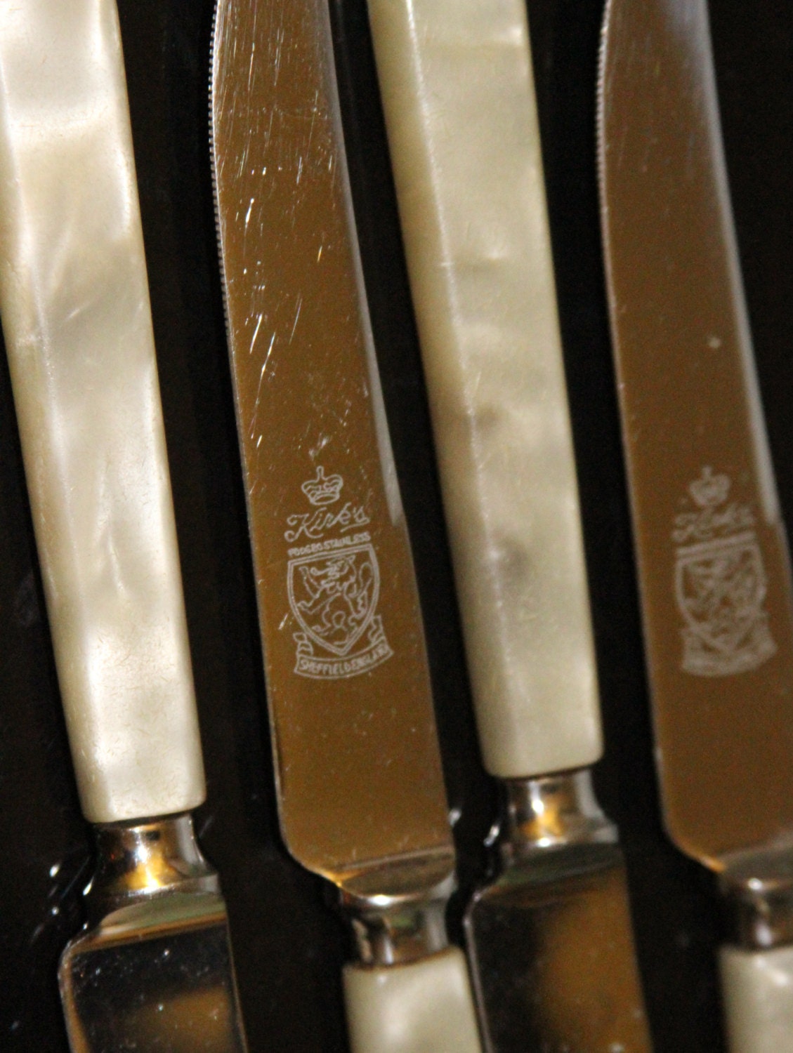 Kirk's Stainless Sheffield England Steak Knives by phins81