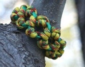 Aztec Sun Paracord Survival Bracelet - Loop and Diamond Knot Closure