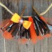 Camo & neon orange tutu