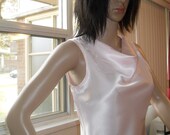 Silk Satin BLOUSE / TOP  Elegant Romantic (Small to Medium)