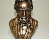 Abraham Lincoln hand painted limited edition Avon cologne bottle