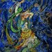 beautiful delicate persian painting