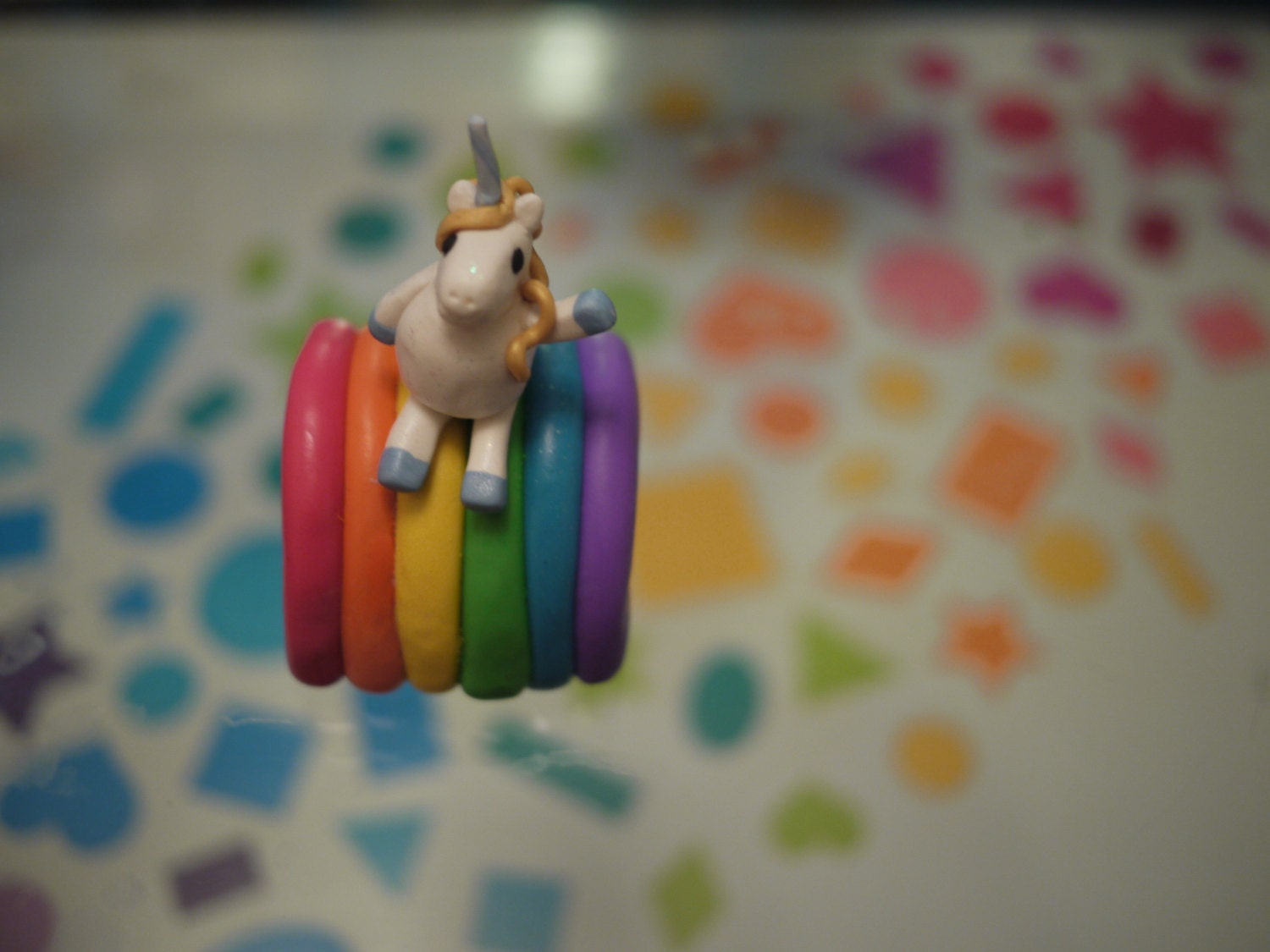 Polymer clay zoo animals,4to6 inches, giraffe sea otter, and unicorns